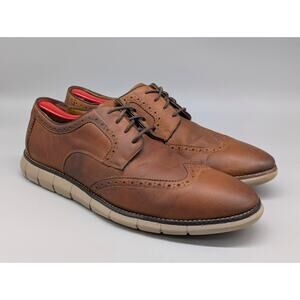 Johnston & Murphy Men's Holden Embossed Wingtip Dress Casual Shoes Size 11M